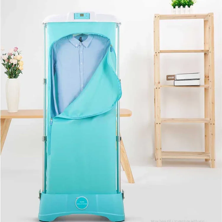 Highend intelligent clothing care electronic 5kg outdoor portable suitcase eco friendly clothes dryer