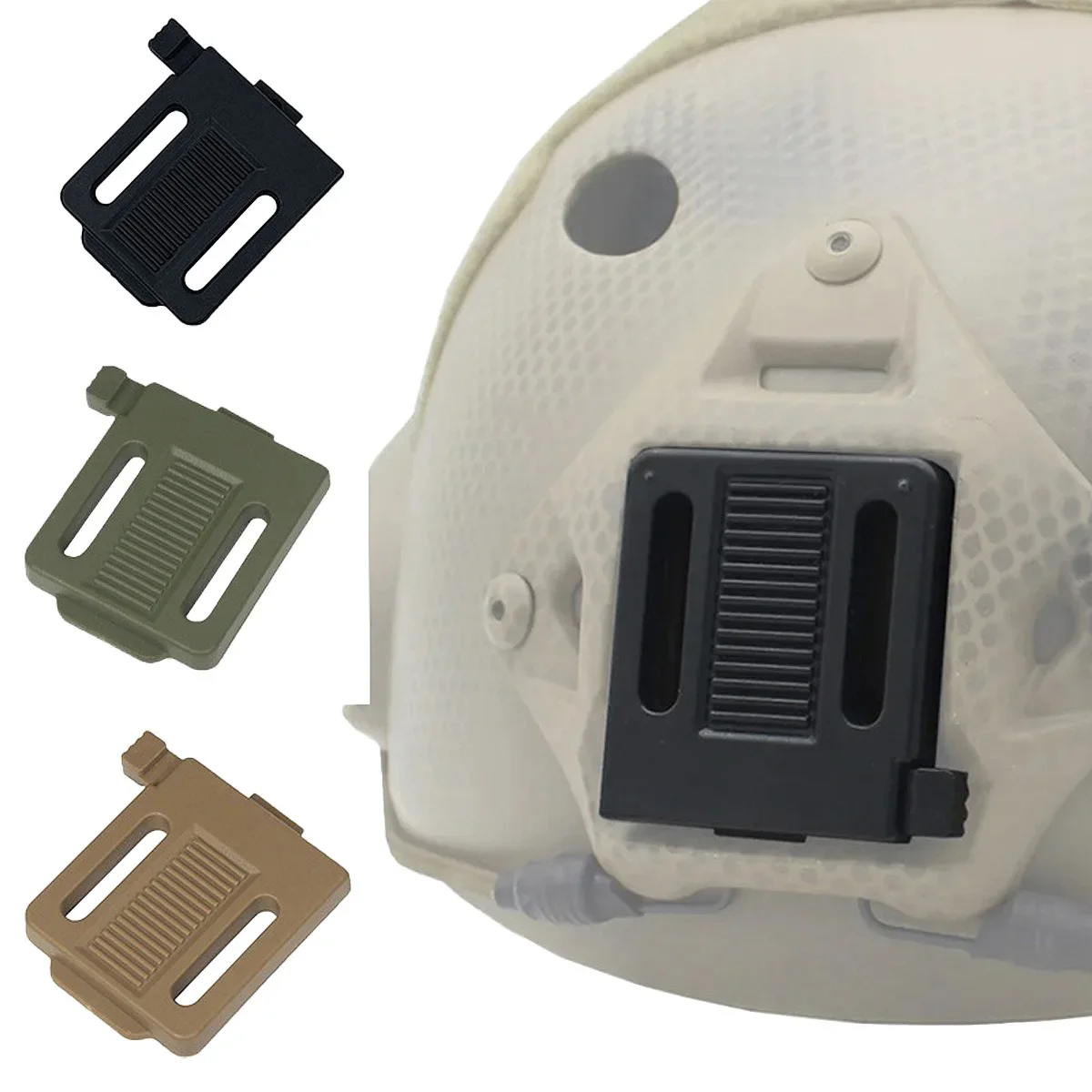 Tactical Fast Helmet NVG Mount Adapter Night Vision Device Adapter Headlight Wearing Base Airsoft Helmets Accessories