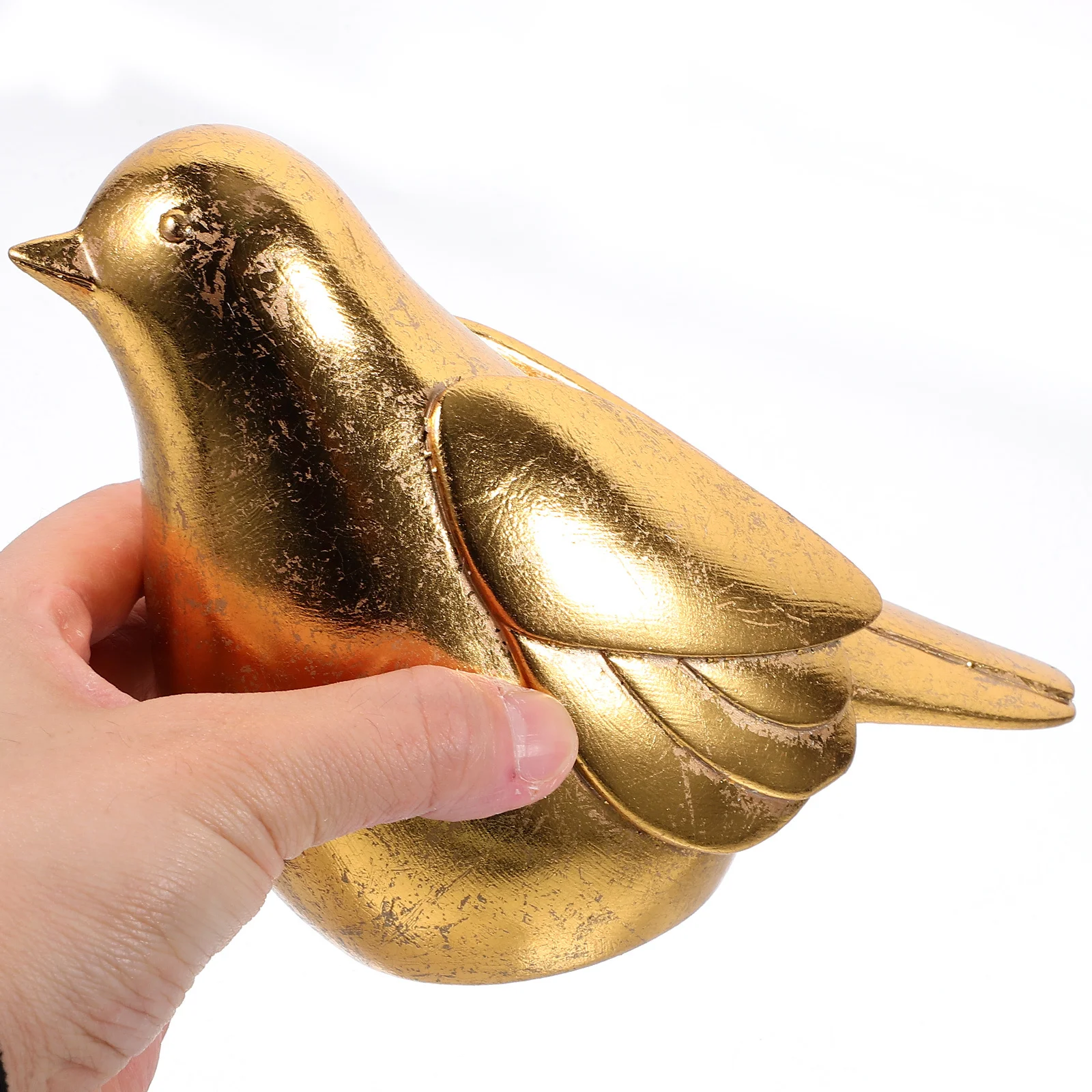 

Lifelike Fake Birds Resin Garden Landscape Decoration Simulation Bird Ornaments Artificial Small Birds for Home Greening
