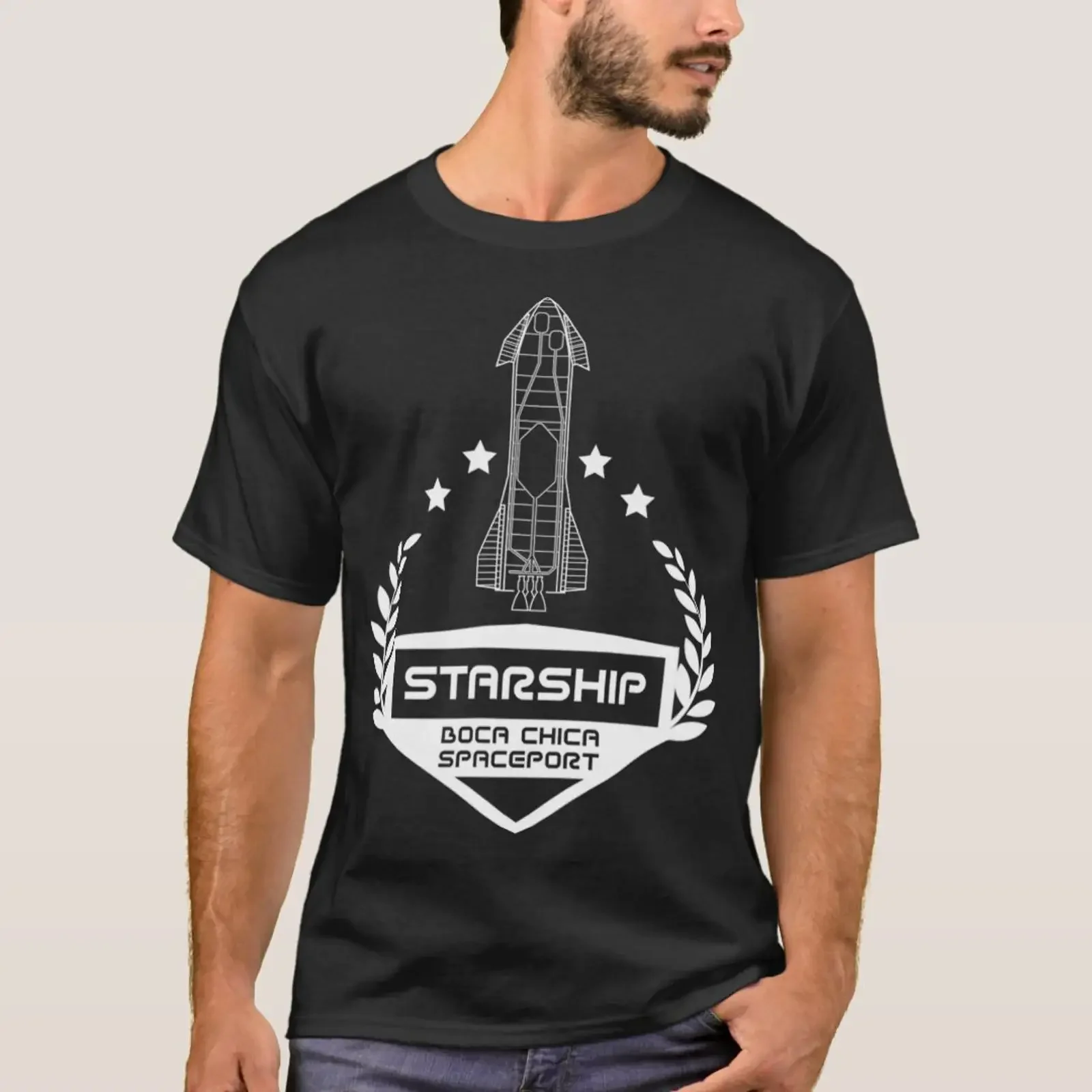 Starship Space Eploration Rocket Boca Chica Spacep T Shirt vintage Washed Top For Everyday Wear Breathable designer clothes