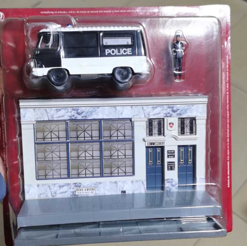 Diecast IXO 1:43 Scale Peugeot J7 ฉากรถทหาร Sandtable รถสะสมของเล่นของขวัญของที่ระลึกจอแสดงผลเครื่องประดับ