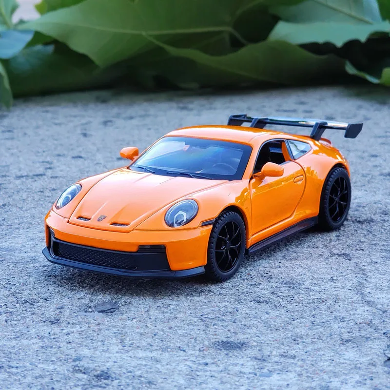 1:32 911 GT3 Supercar Alloy Model Car Toy Diecasts Metal Casting Sound and Light Car Toys For Children Vehicle