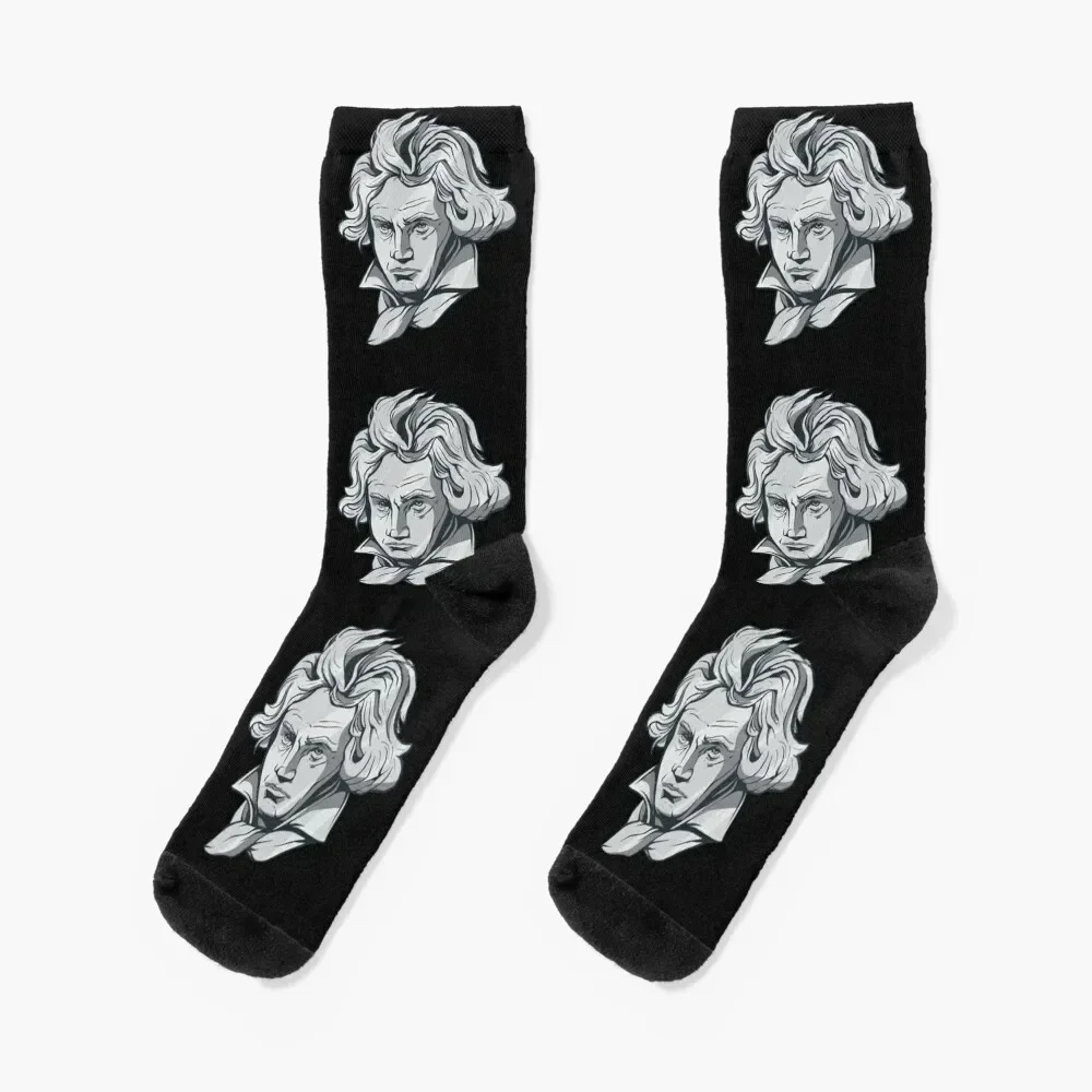 Beethoven, composer, pianist Socks luxury funny sock FASHION Men's Socks Women's