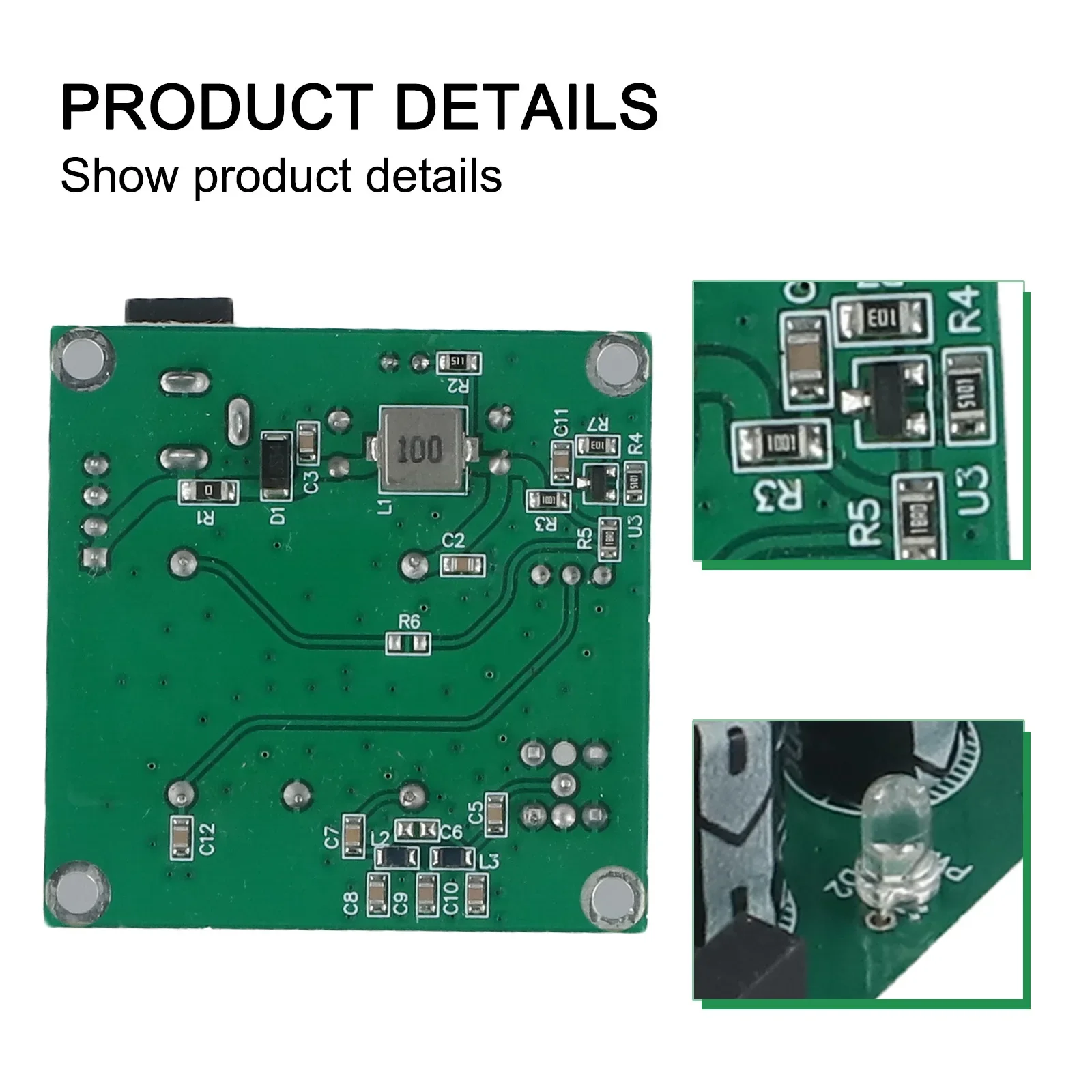 Green Color 10MHz OCXO Board 10MHz Sine Wave SMA Interface Sturdy And Practical 100g Weight 5V 0.5A Power Supply