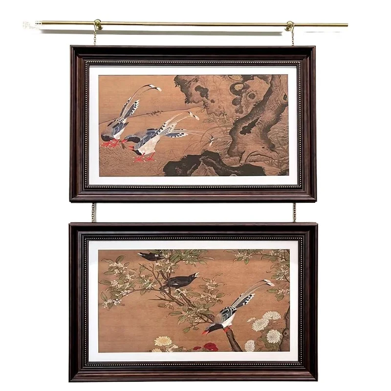 Dispositivo per appendere la pittura in ottone, pittura per appendere la pista, pittura decorativa retrò francese, sala espositiva per pittura artistica