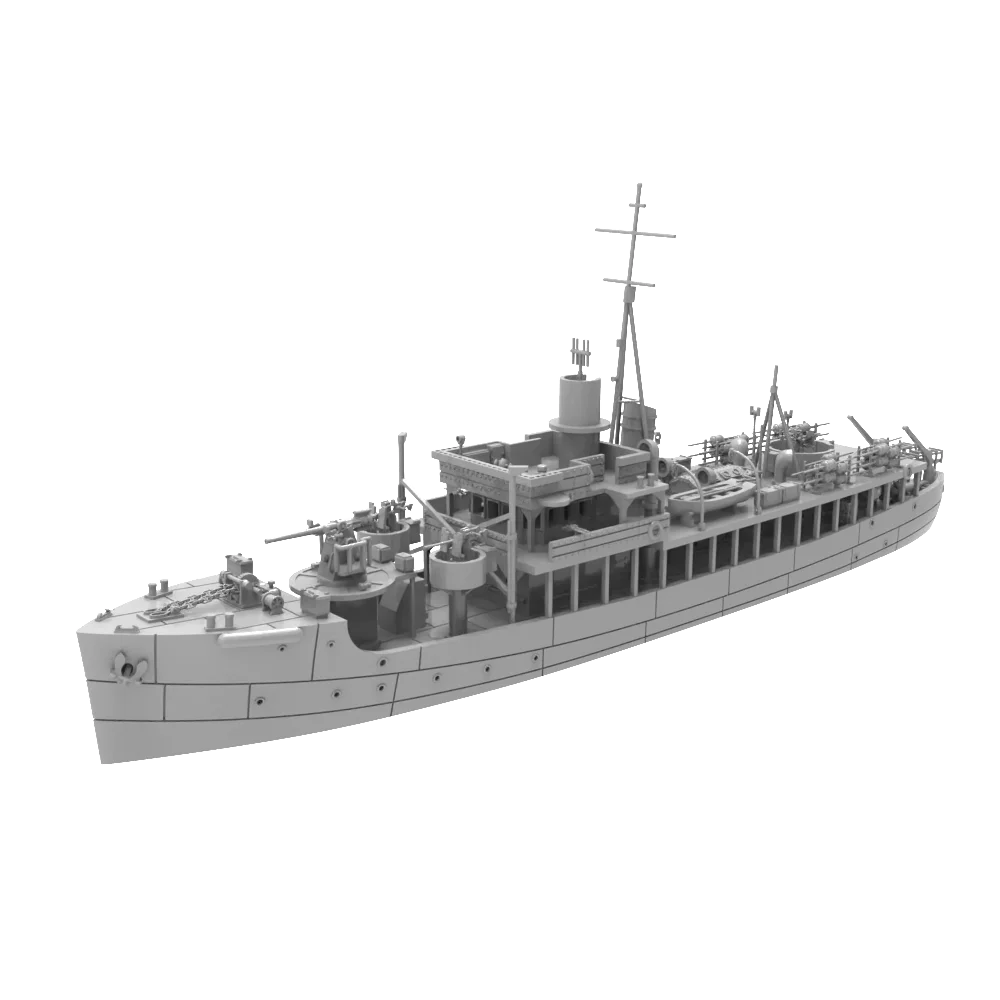 

HMS Greet Britannia Isles Class Armed Trawlers Liscomb RHWS015 1/1250 1/350 1/700 1/200 1/144 Комплект военной модели Waterline