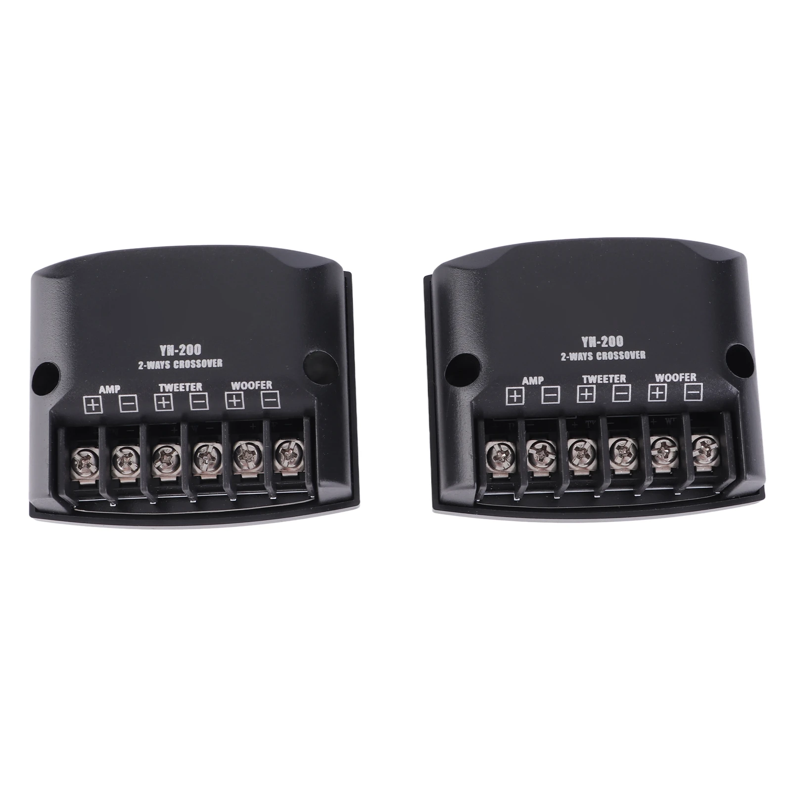 

2-полосный динамик, делитель частоты, автомобильный 2-полосный динамик, делитель частоты 12 В, 60 Вт, высокочастотные конденсаторы, черные