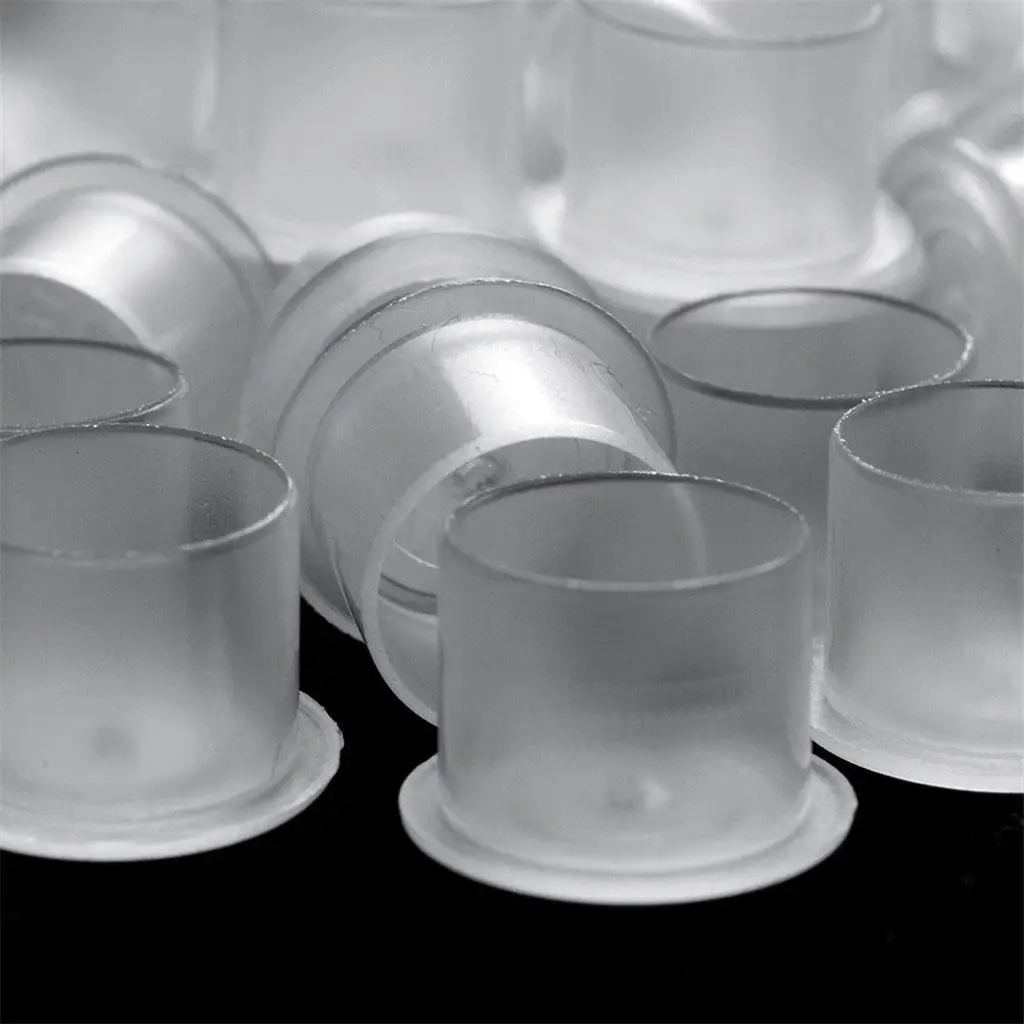 500x Professional Cup Plastic for Needle Ink Supplies