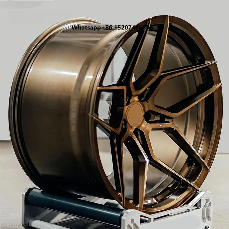 Forged Wheels 19-22 Inch Brush Bronze Glossy Black Concave 5x120 5x130 Rims