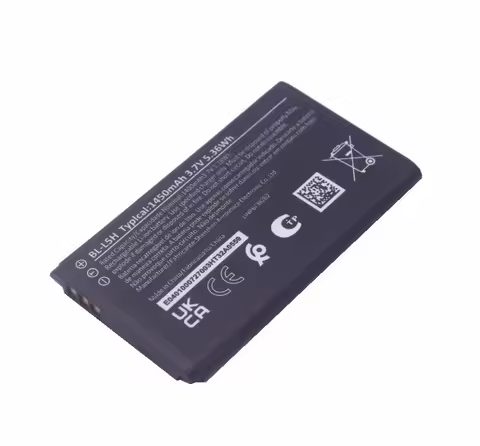1x 1450mAh 3.7V BL-L5H BLL5H BL L5H Rechargeable Battery For Nokia 105 4G 110 4G 125 150 (2023 Edition) Phone Batteries