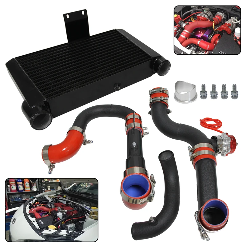 Upgrade Intercooler Kit For Toyota 86 GT86 Subaru BRZ Scion FR-S 13-21+50MM BOV Black/Blue/Red