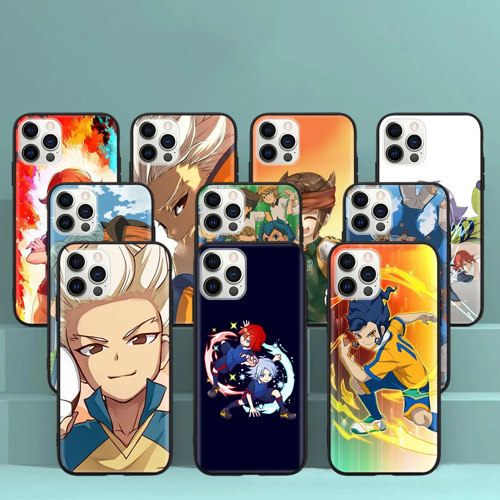 Черный защитный чехол для Xiaomi Redmi Note 13X13 13C 10A 10C 13R Pro Plus 5G Soft Cover Inazuma Eleven