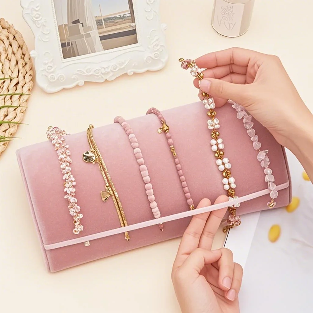 

Мягкий бархатный держатель для браслета, полукруглый органайзер для ювелирных изделий, подставка для дома, розничная торговля, стойка для фотосъемки