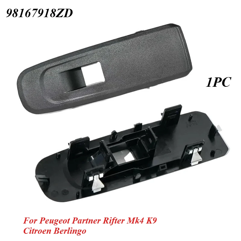 New For Peugeot Partner Rifter Mk4 K9 Citroen Berlingo RHD Front Left Window Button Switch Frame ABS 98167918ZD
