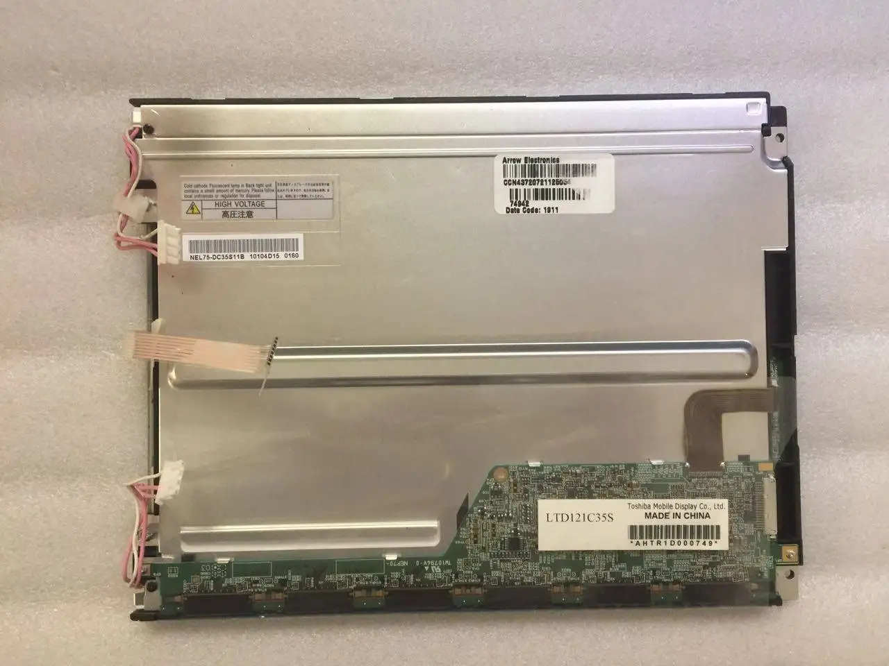 100% test LTD121C35S Original 12.1 inch High Brightness ( HB ) TFT 800*600 LCD Panel Display Sunlight Readable