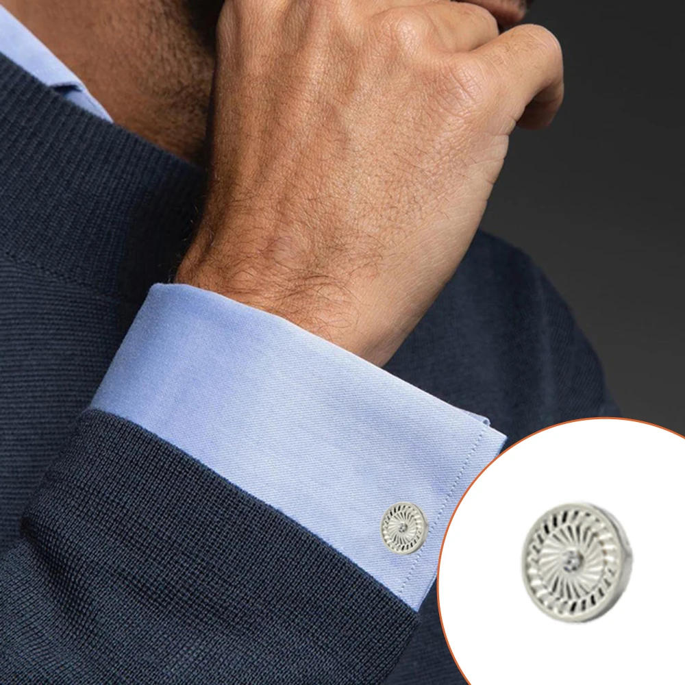 Cool Round Cone Crystal Design Mens Cufflinks Dartboard Target Red Heart Design Enamel Sleeve Button