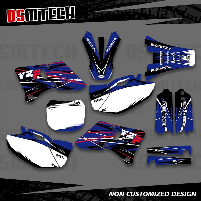 

DSMTECH для YAMAHA YZ250F YZ400F YZ426F YZF 250 400 426 1999 2000 2001 2002 графические наклейки наклейки мотоцикл фон 003