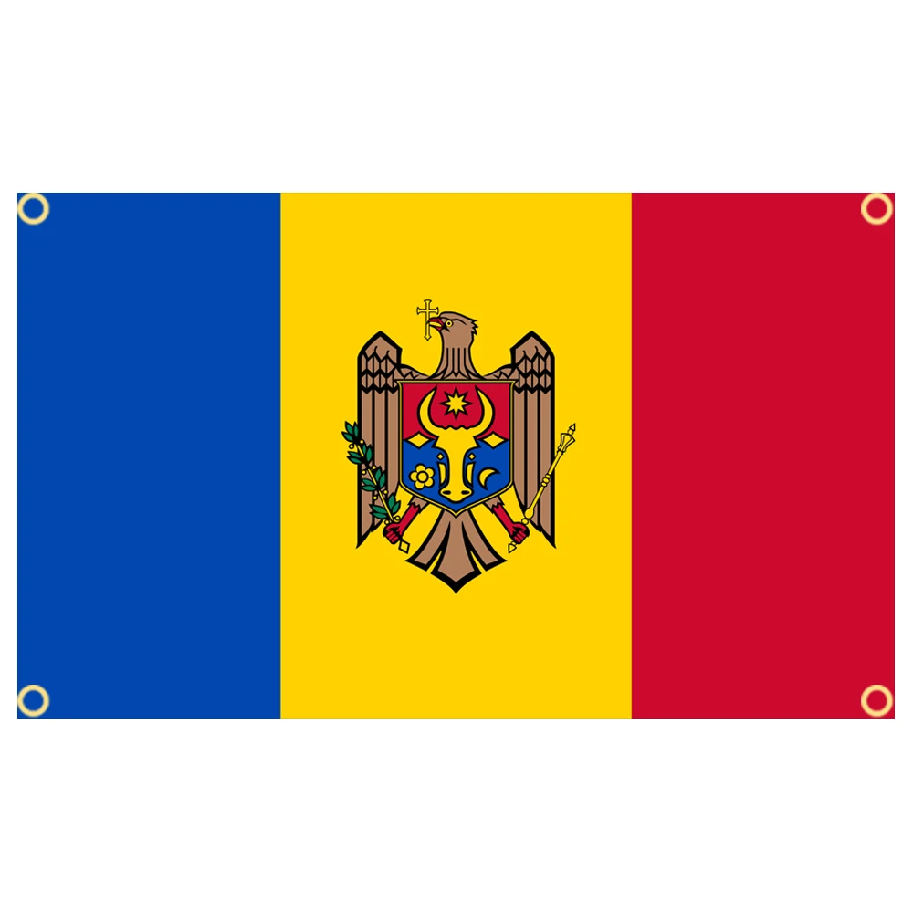 60×90 90x150 120×180CM Moldova Flag Polyester Printed Banner Tapestry For Decor