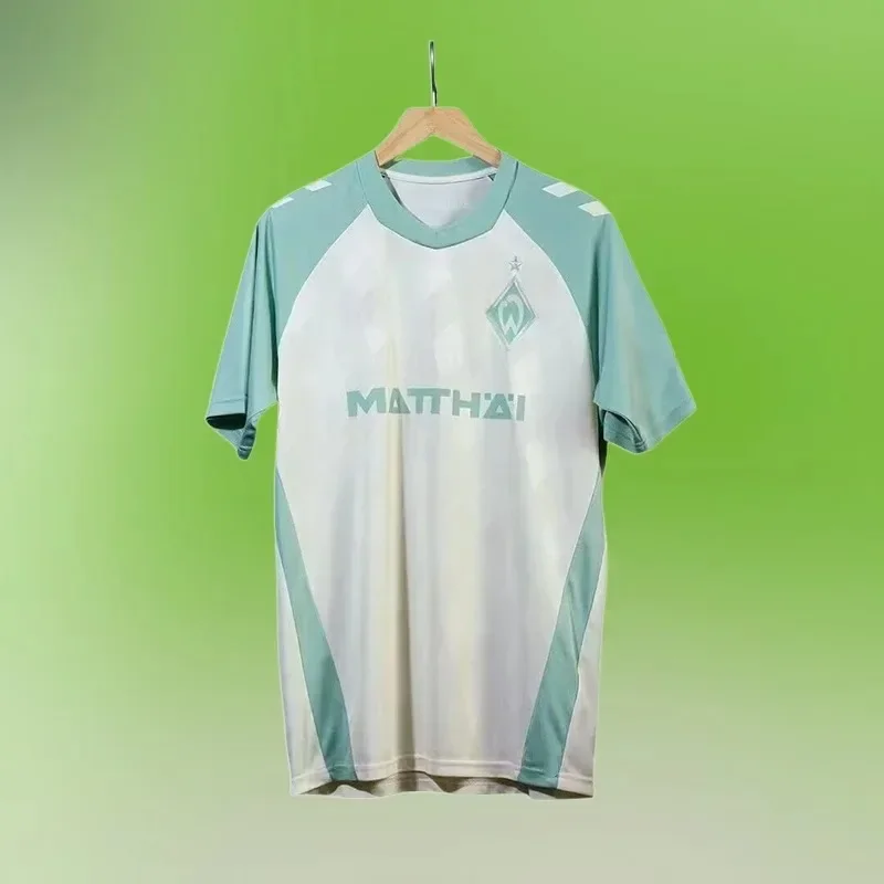 2025-26 Werder Bremen Football Jerseys, Men's and Women's Sports Training Uniforms, Breathable 3D Football Jerseys