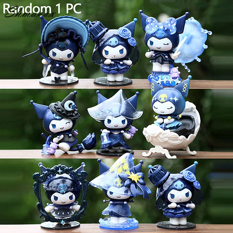 

1 шт. кавайная детская игрушка аниме модель Sanrio Kuromi The Witch Feast серия фигурка кукла орнамент подарки-сюрпризы праздник