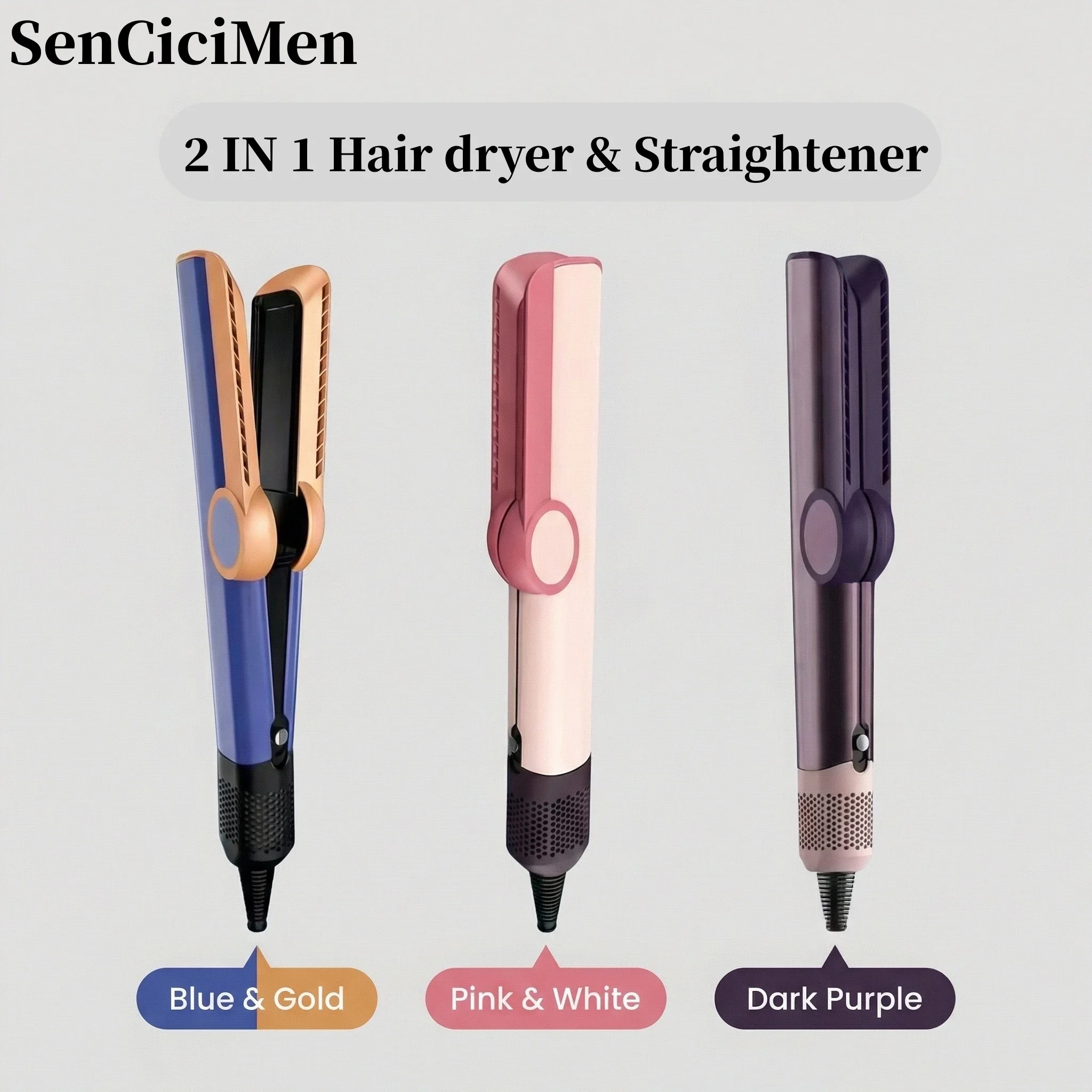 SenCiciMen 2-in-1 Luftglätter & Föhn Kombi …