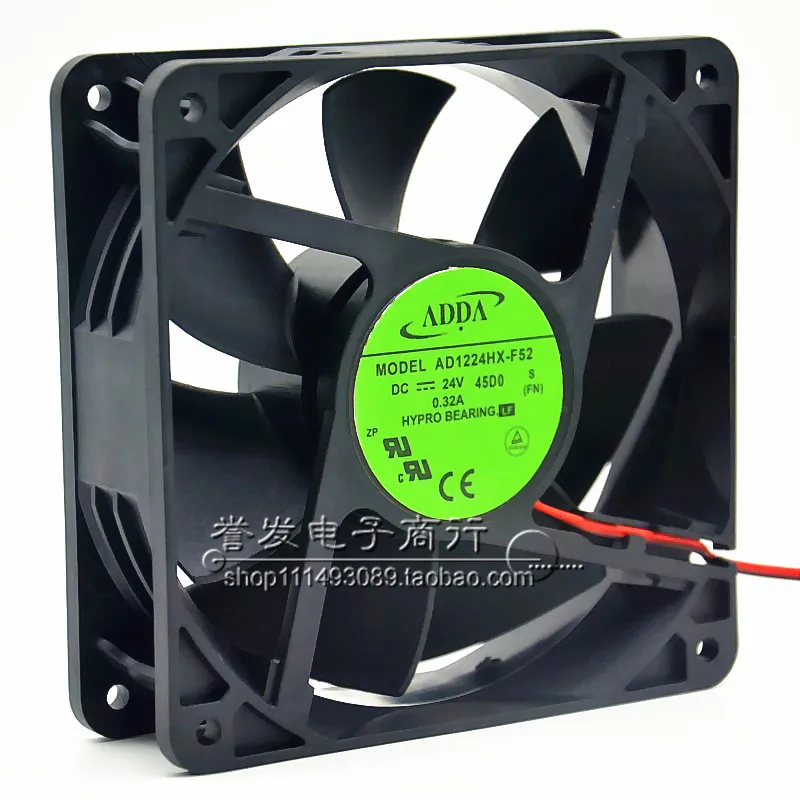 NEW ORIGINAL AD1224HX-F52 DC24V 0.32A 12038 120x120x38mm COOLING FAN RADIATOR