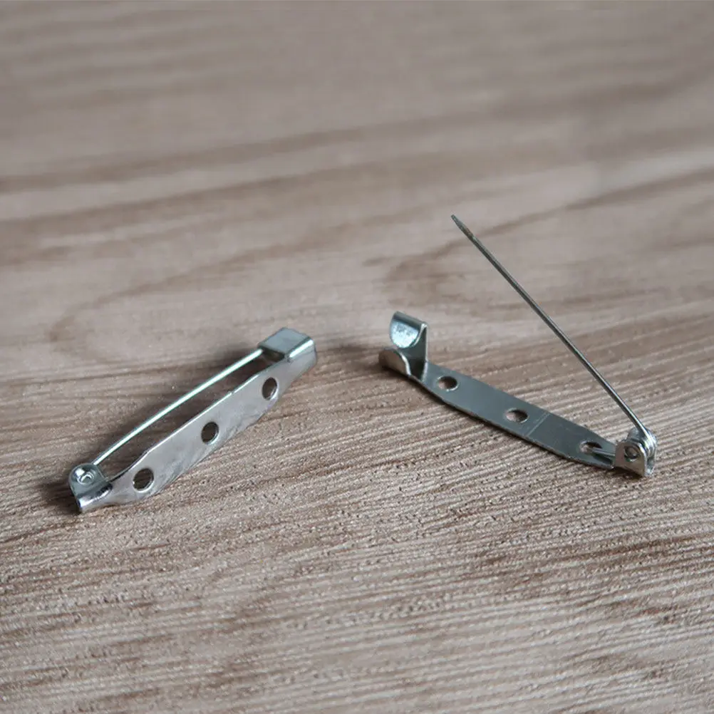 

200 шт. безопасных булавок-застежек из сплава с тремя отверстиями для кардиганов, накидок, пледов, юбок, поделок, рукоделия, изготовления украшений