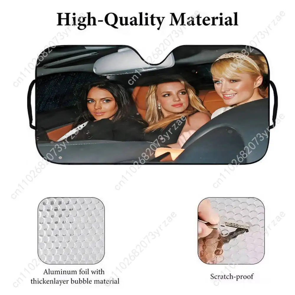 

Paris Britney Lindsay автомобильный солнцезащитный козырек хороший теплоизоляционный эффект солнцезащитный козырек на лобовое стекло портативный водонепроницаемый легко чистящийся автомобильный аксессуар