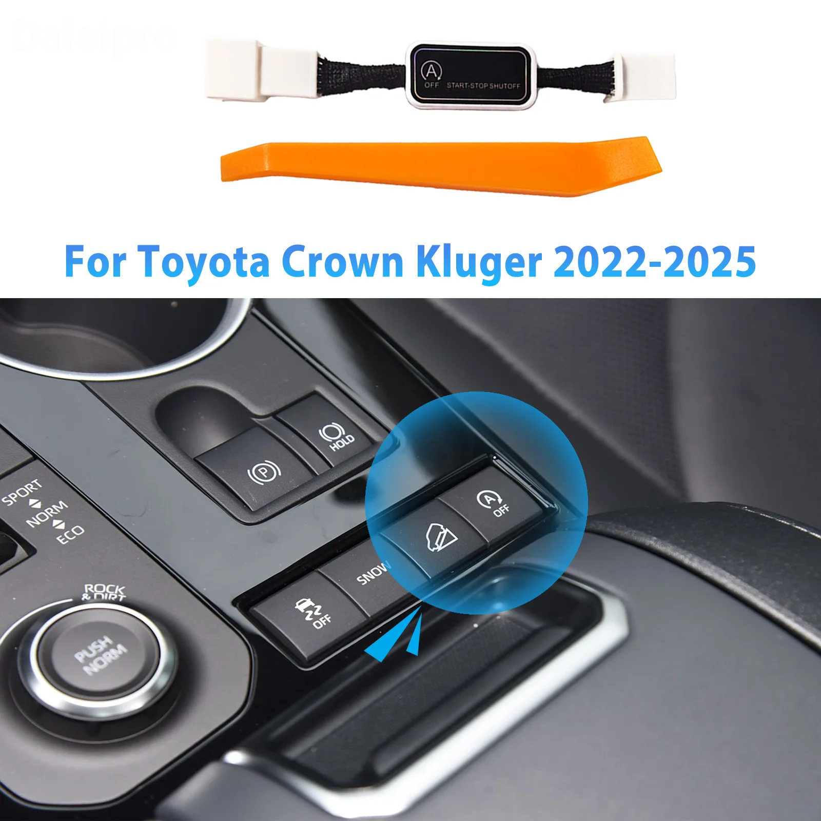 For Toyota Crown Kluger 2022-2024 2025 Automatic Stop Start Engine System Memory Module Cancel Car Auto Start Stop Switch