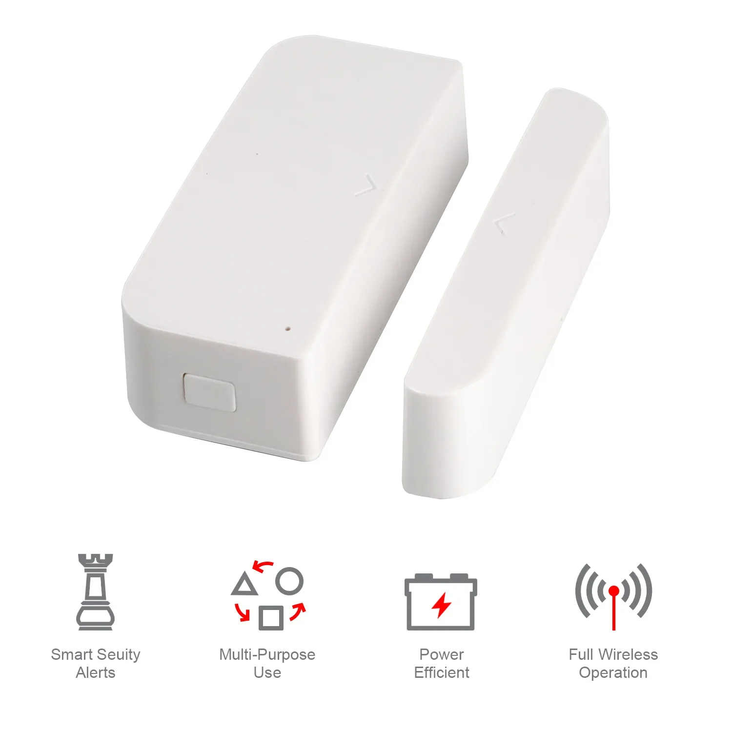 Sensore porta CoRui Tuya sensore finestra WiFi intelligente rilevatore di allarme magnetico sensore magnetico indipendente funziona con Alexa Google Home