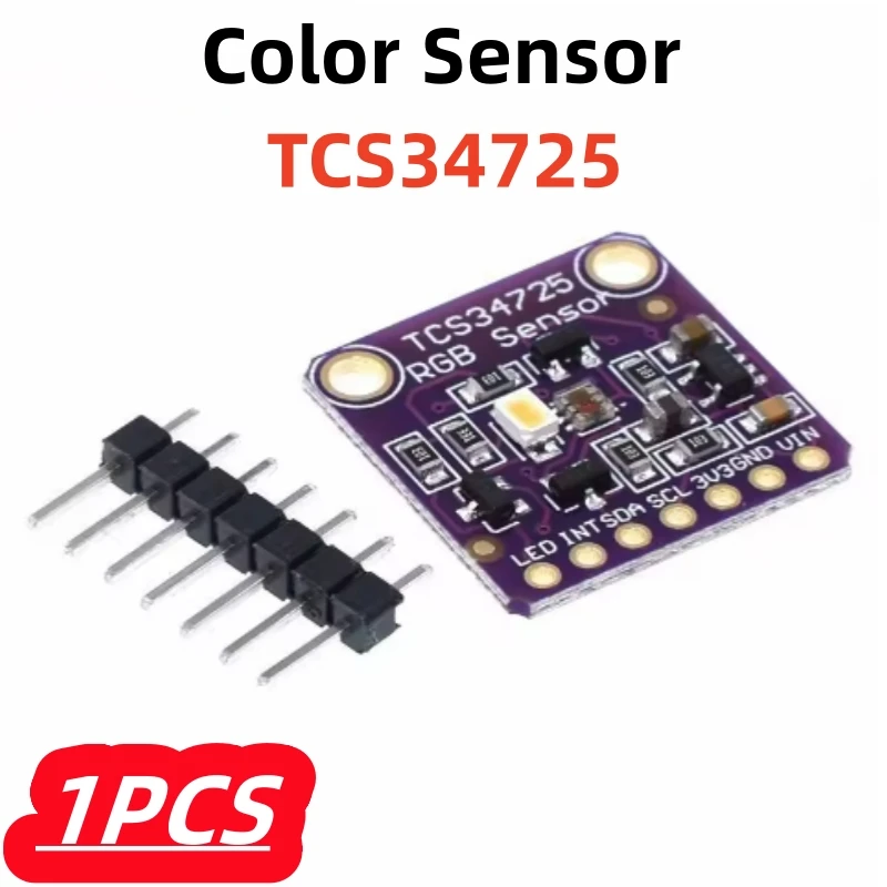 1Pcs/lot 100% New 34725 TCS34725 Color Sensor RGB Color Sensor Development Board Module For Arduino