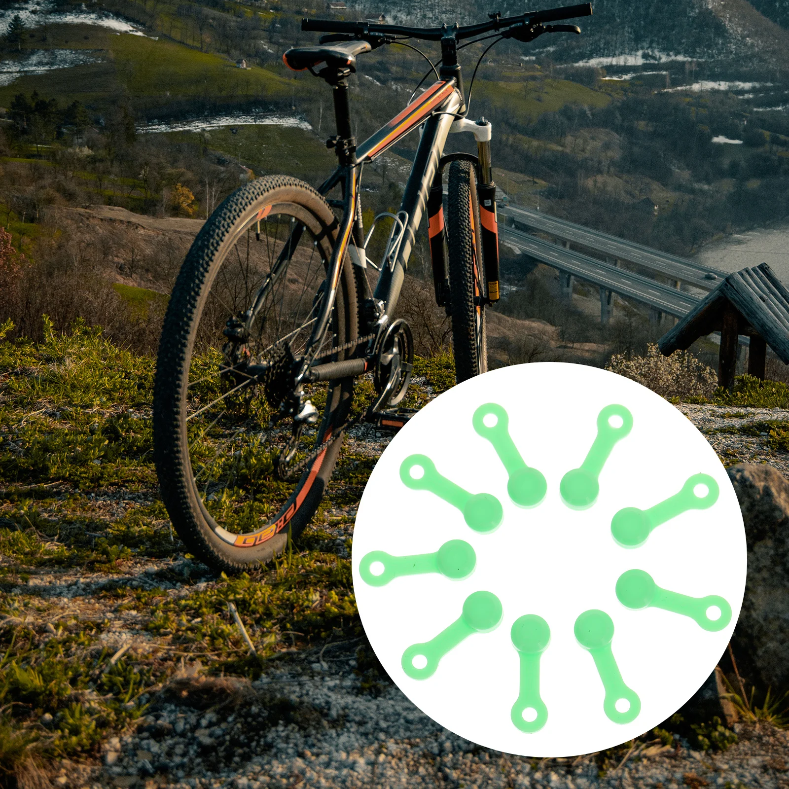 20Pcs Durable Bike Brake Bleeder Caps Premium Material Strong Durability Prevent Erosion Rust Bike Accessories