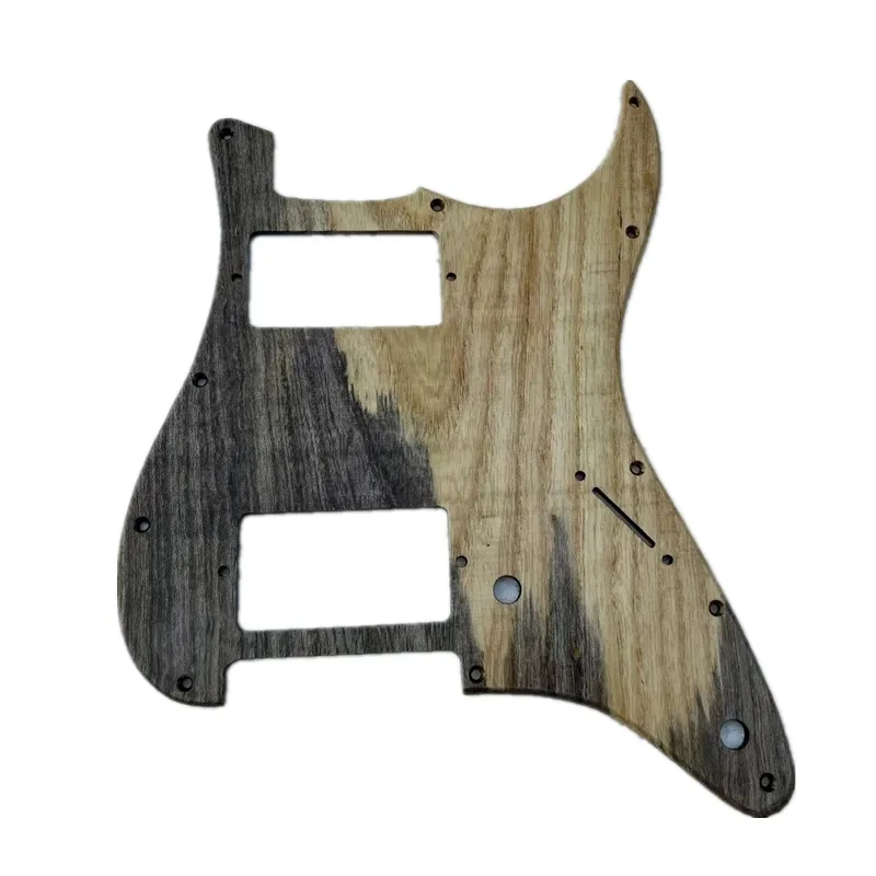 HH Electric Guitar Solid wood Pickguard Scratch Plate made Retro style for American Standard FD ST Style Guitar Part  11 Holes