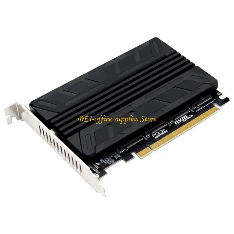 

A9LC Алюминиевый радиатор NVME M-Key PCI-E X16 Array Card Поддержка 4 NVME