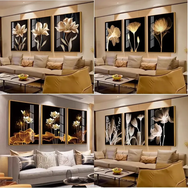 Nordic Abstract Art Prints Modern Crystal Porcelain Canvas Digital Watercolors Home Still Life