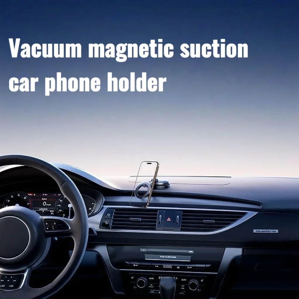 Vacuum Magnetic Suction Cup Phone Holder Foldable And Extendable Hands-Free Suction Cup Phone Holder Car for iPhone Android