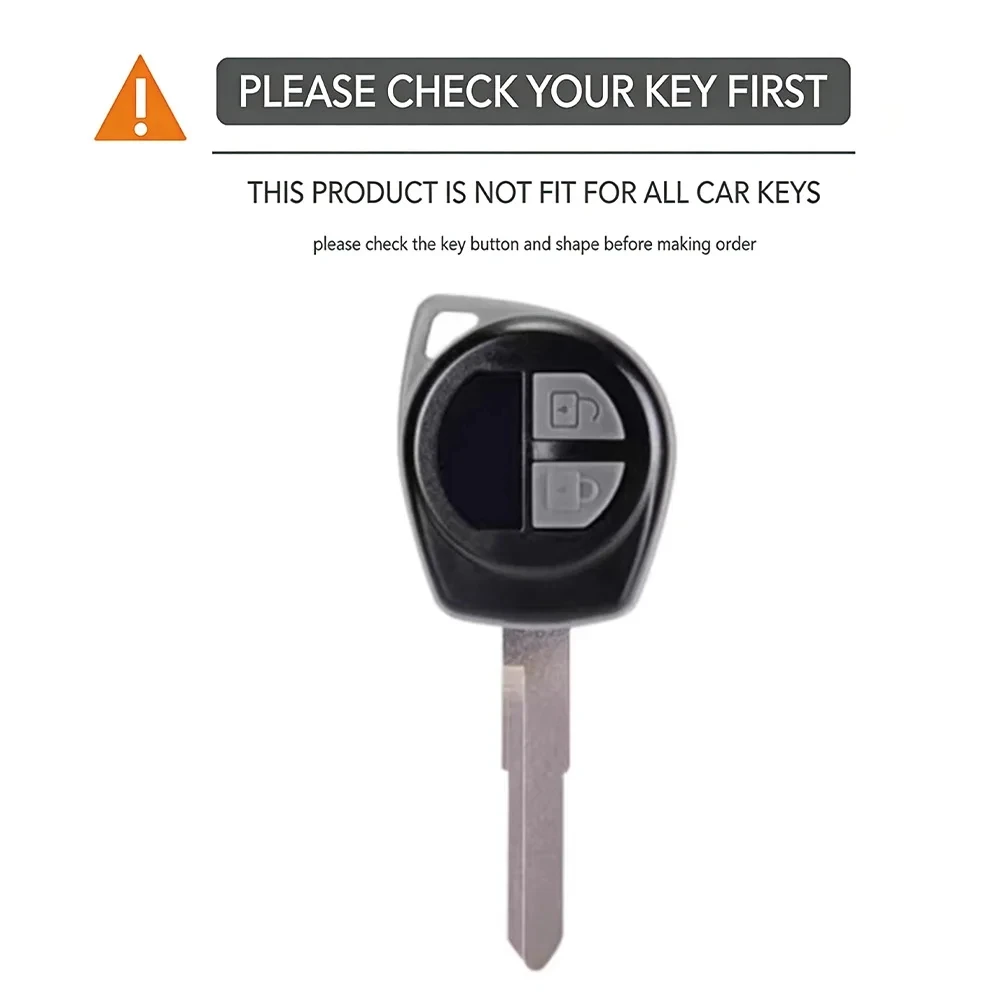 For Suzuki SX4 Swift Vitara Liana Jimny Alto Ignis Soft  Zinc Alloy Car Remote Key Cover Key Shell Fob Holder Protector Case