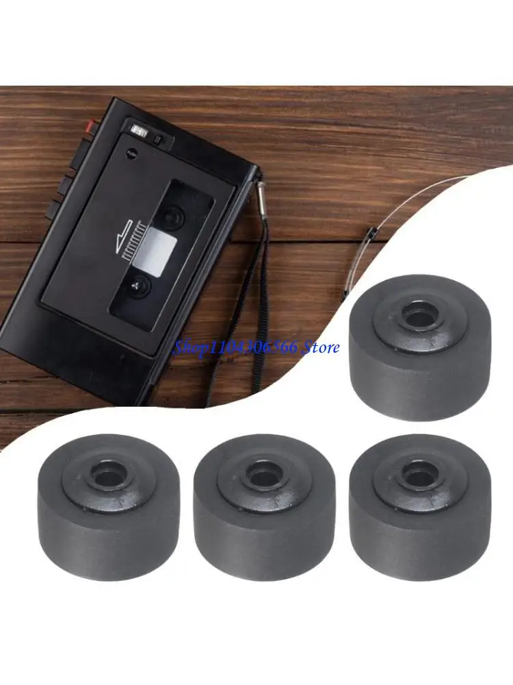 02DD 5Pcs Pressure Roller for Audios Pressure Roller Cassettes Deck Pressure Roller
