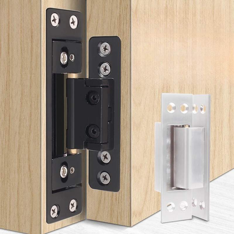 

Invisible Cross Door Hinge Hinges Accessories Furniture Supplies Stainless Steel Wooden Door Hinges Hardware Home Improvement