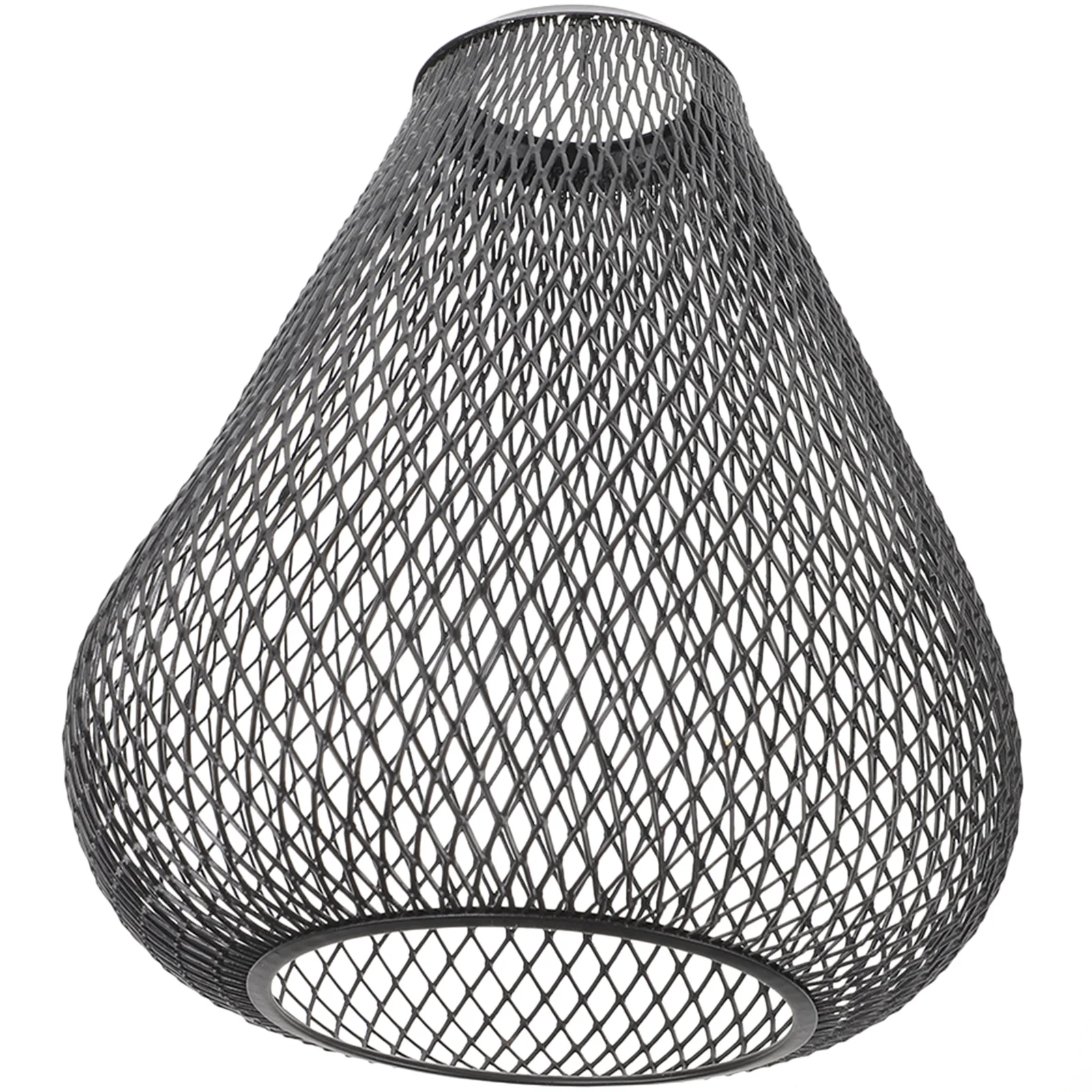

Retro Lampshade Hollow Design Metal Pendant Light Shade Replacement E27 Socket Farmhouse Ceiling Light Cover Soft Lighting