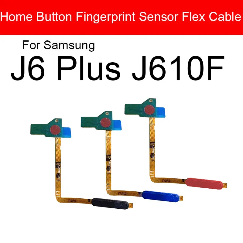 

Home Button Flex Cable for Samsung Galaxy J6 Plus J610F Menu Key Return Recognition Sensor Flex Cable Replacement