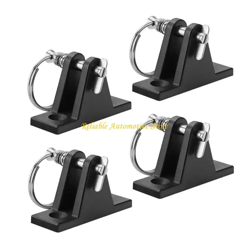 M68B Quick Release Nylon Canopy Clamps With Stainless Steel Pins Bimini Top Deck Hinge for Boat Sunshade