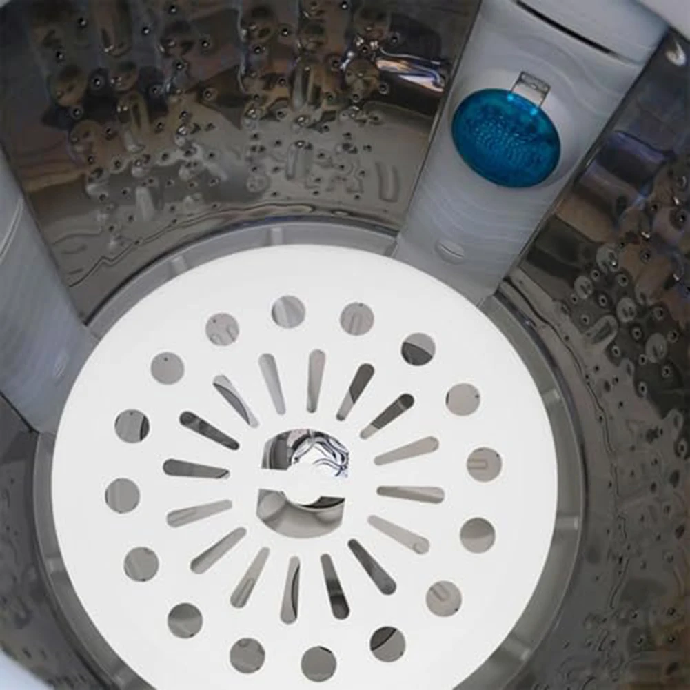Plastic Washing Machine Clothes Presser, Reinforced Pressure Plate- For Spin Cycle, Easy Install Laundry Accessory, White