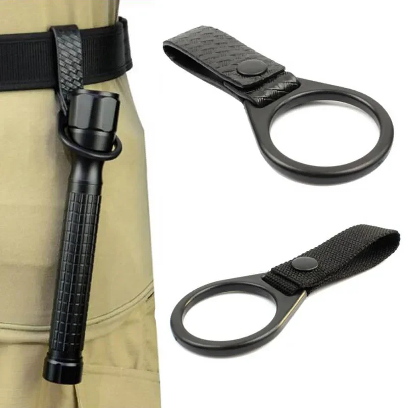 Tactical Falshlight Holder Pouch Hanger Holder Molle Attach Webbing Backpack Hanger Clip Outdoor Hunting Camping Accessories