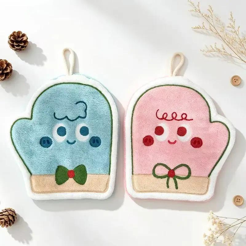Household kitchen wall mounted water absorbing quick drying hand towel