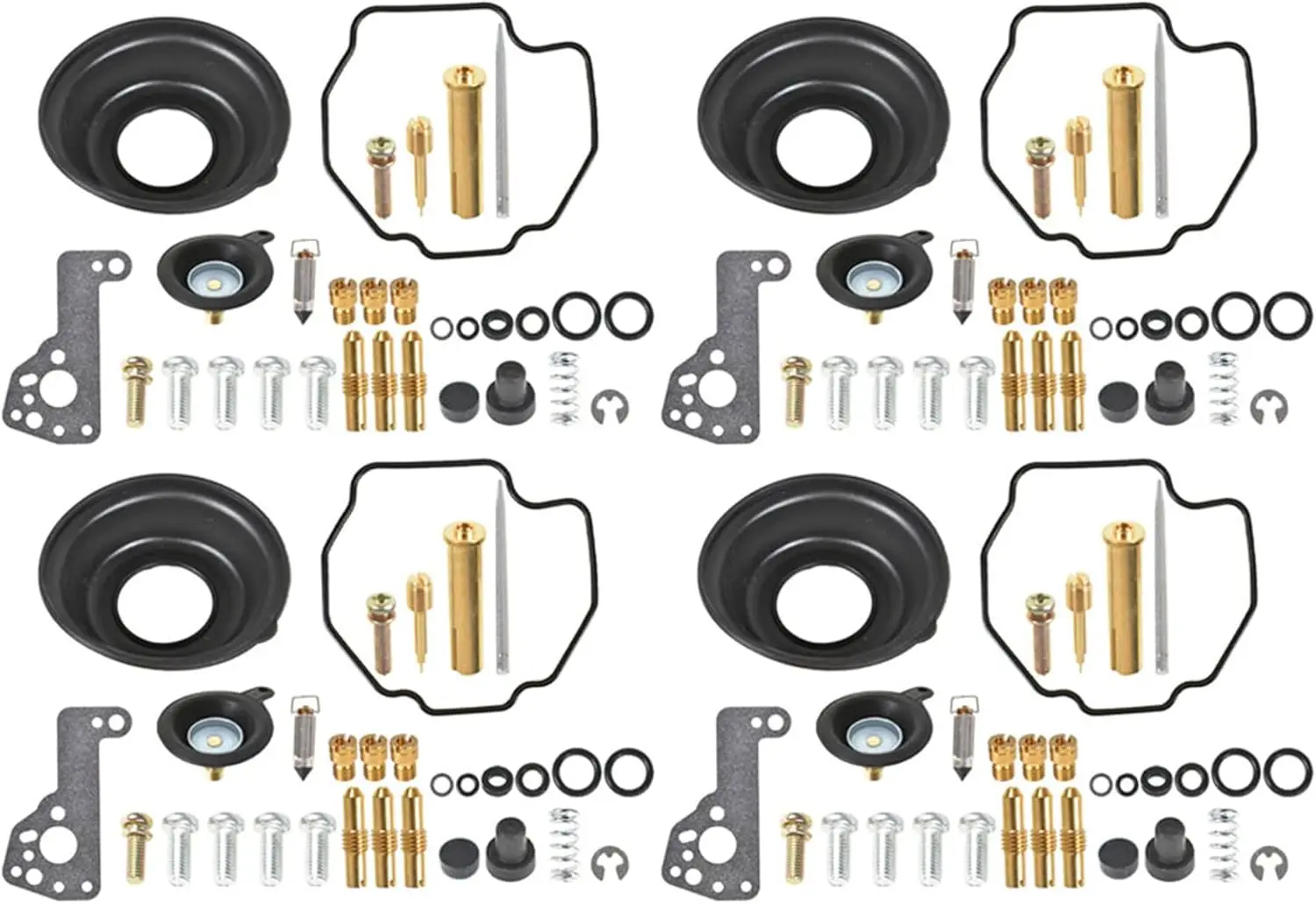 4 Carburetor Carb Repair Kits Replacement for Yamaha Vmax V-MAX 1200 VMX1200