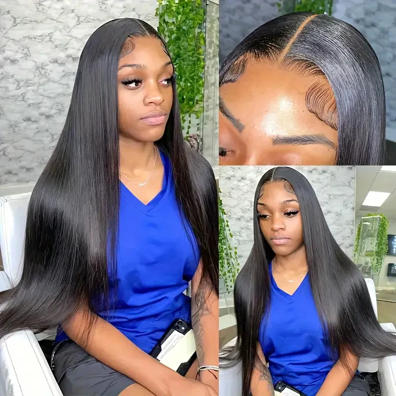 

Парик Из прямых человеческих волос, 30 Дюймов, 5 Х5 дюймов