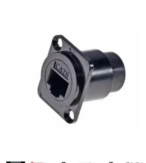 イーサネットケーブル用の防水ソケットタイプd,ネットワークコネクタ,Cat6,シールド,インターネットアダプター,rj45 8p8c