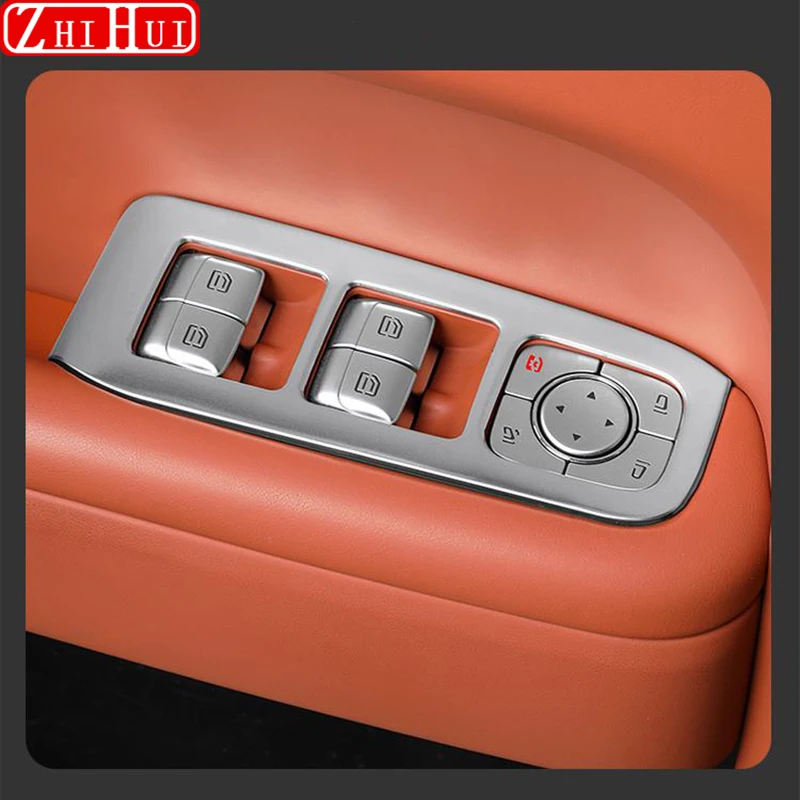 

For Lixiang Li L6 L7 L8 L9 Car Glass Lift Switch Panel Protection Sticker Door Armrest Patch Auto interior Modified Accessories