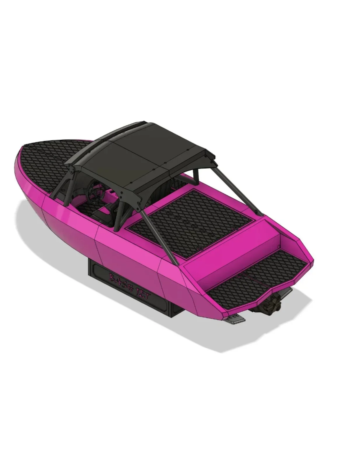 

In Stock 【58Cm】BASH JET Jet Boat Hull 3D Printing for M-JET-35 Jet Pump